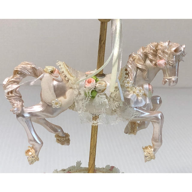 美品 ）インテリア ロココ調 アンティーク・レトロ 回転木馬