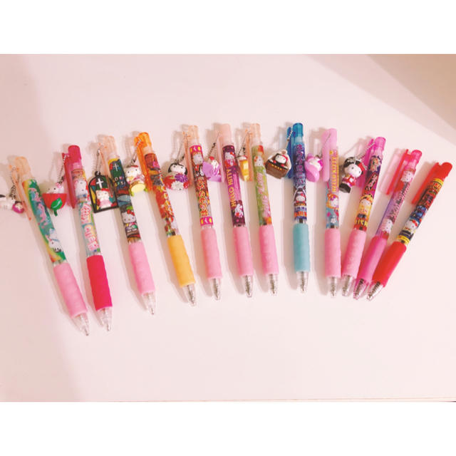 ご当地キティーボールペンシャーペンチャームハローキティ92本