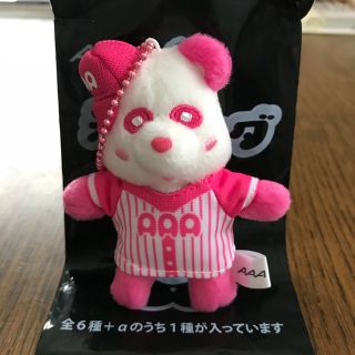 AAA グッズ え〜パンダ リボンヘアゴム 桃