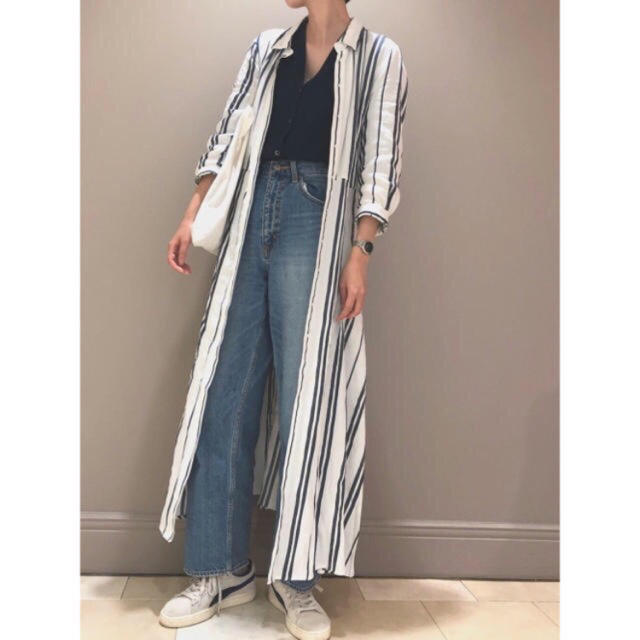 ZARA - 安室奈美恵着用 ストライプロングワンピースの通販 by mis