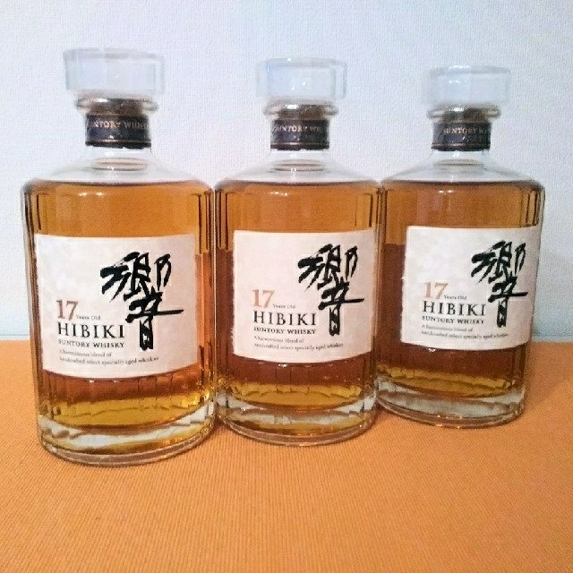 サントリー 響17年 × 3本セット マイレージ付き箱なし