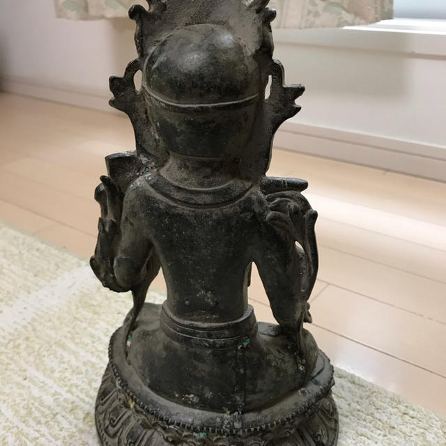 仏像 大明宣徳 中国古美術 中国仏教美術 古黄銅 観音像 仏像 大明