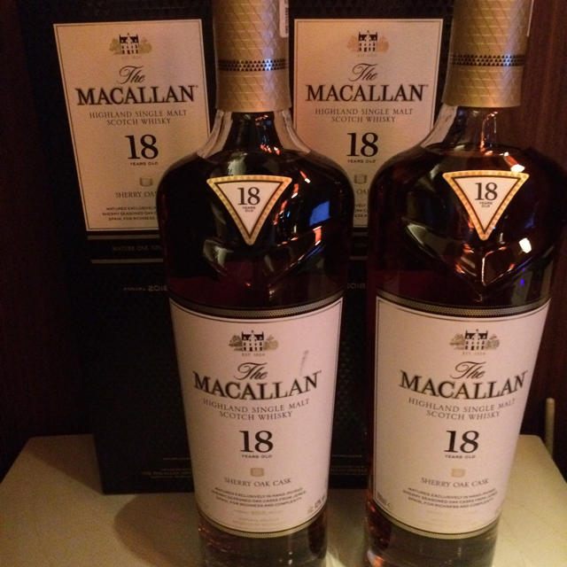 マッカラン18年 マッカラン18年2本セット 新品 未開封 箱付き MACALLAN 箱