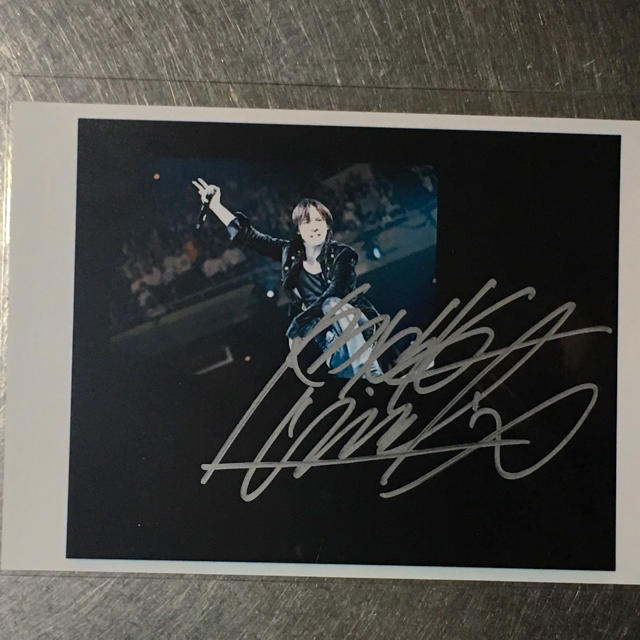 氷室京介さん直筆サイン入り写真の通販 by ボスnan's shop｜ラクマ