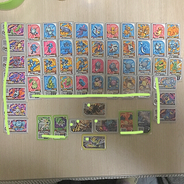 写真確認用ポケモンガオーレ引退品大量セット②