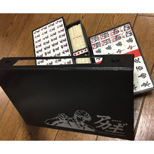 アカギ ミニクリア麻雀牌 セット ☆廃版・希少☆ アカギ「クリア麻雀牌