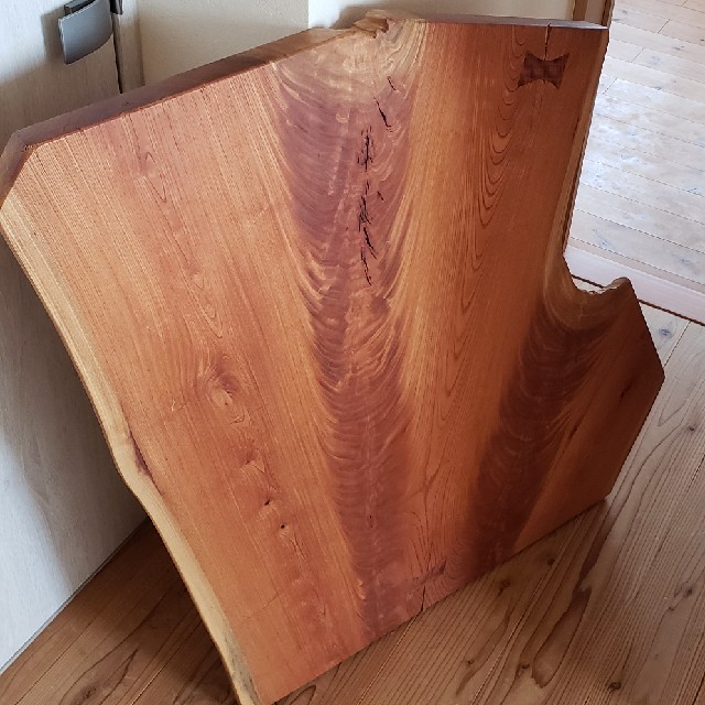 廃盤 無印 MUJI タモ材 サイドテーブルベンチ ナイトテーブル ブラウン