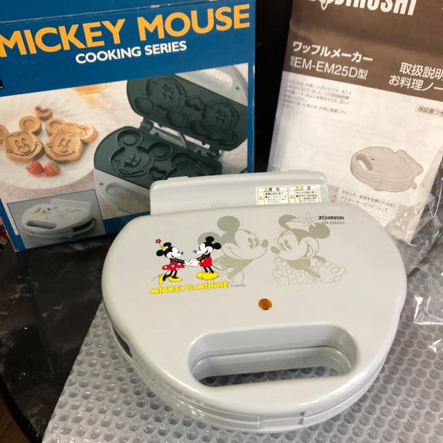 象印 ミッキー＆ミニー ワッフルメーカー EM-EM25D 象印 ミッキー