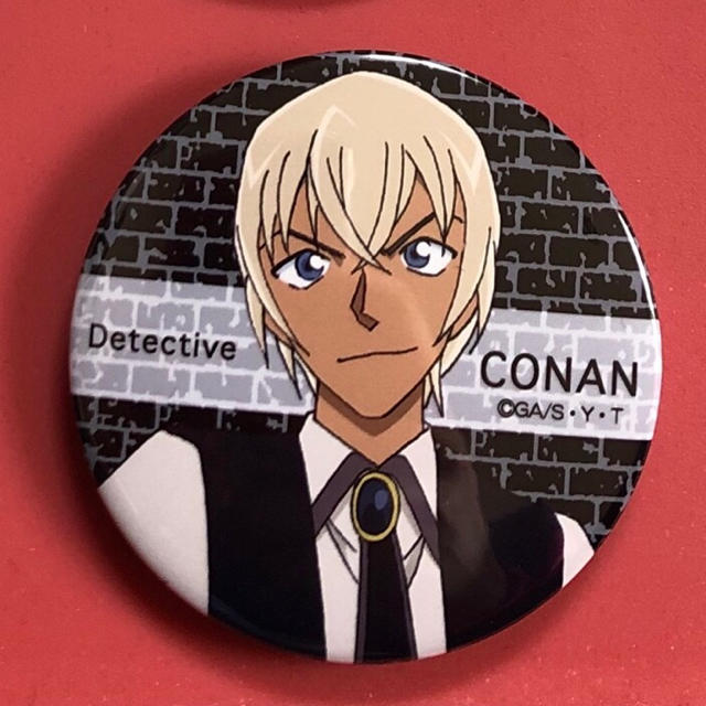 名探偵コナン 安室透 降谷零 公式アプリ缶バッジ 名探偵コナン 安室
