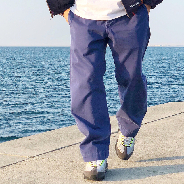 新品・32】Supreme Chino Pant Washed Navy チノ