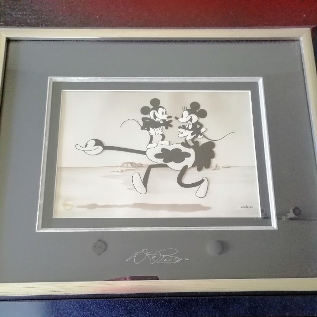 671 Walt Disney セリグラフセル画 ミッキー&ミニー パズル