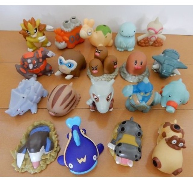 ポケモン - ポケットモンスター(ポケモンキッズ)指人形☆じめんタイプ