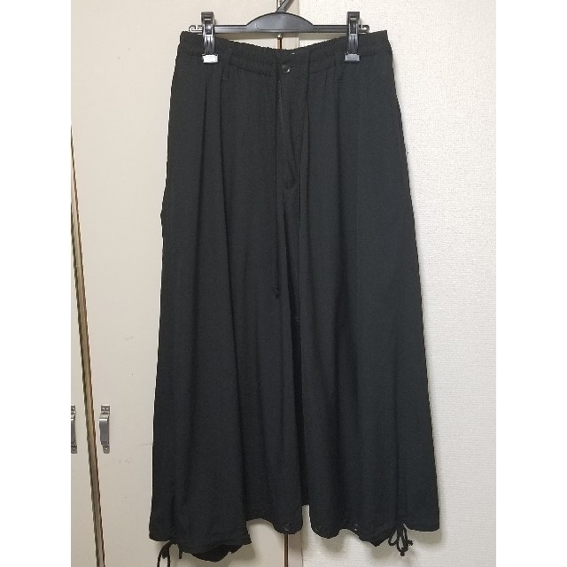 Yohji Yamamoto 18aw サスペンダー付きサルエルスカートパンツ Yohji