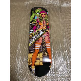 ロッキンジェリービーン×デビルマン スケートボードデッキ グリーン