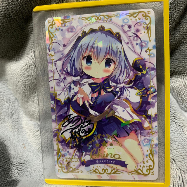 ヴァイスシュヴァルツ ごちうさ 不思議の国 チノ SSP サイン ws