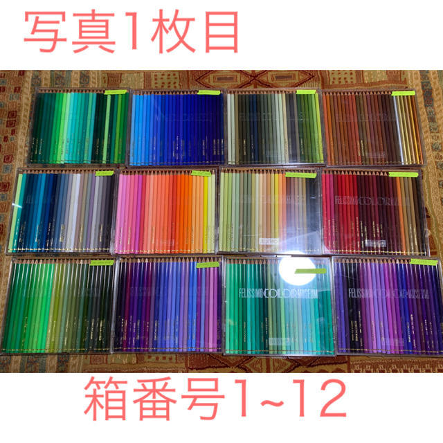 FELISSIMO 初代カラーミュージアム のっぽ 500色色鉛筆 色鉛筆