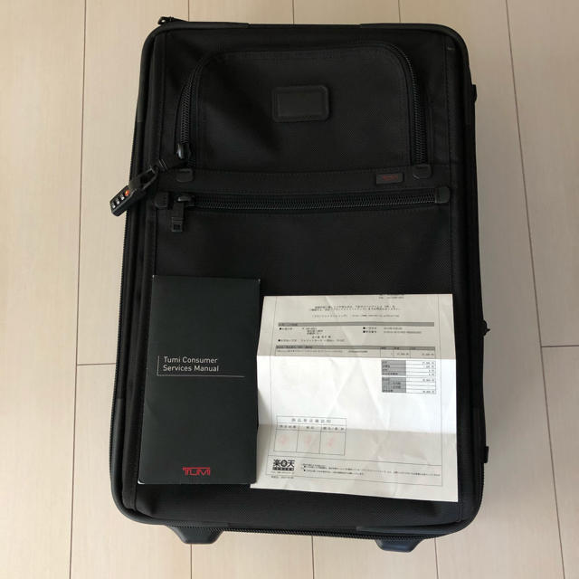 TUMI 黒 キャリー tumiブラックキャリーケース 4輪キャスター付き