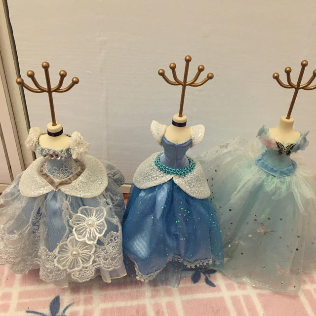 ディズニープリンセス アクセサリースタンド ドレススタンド 19点