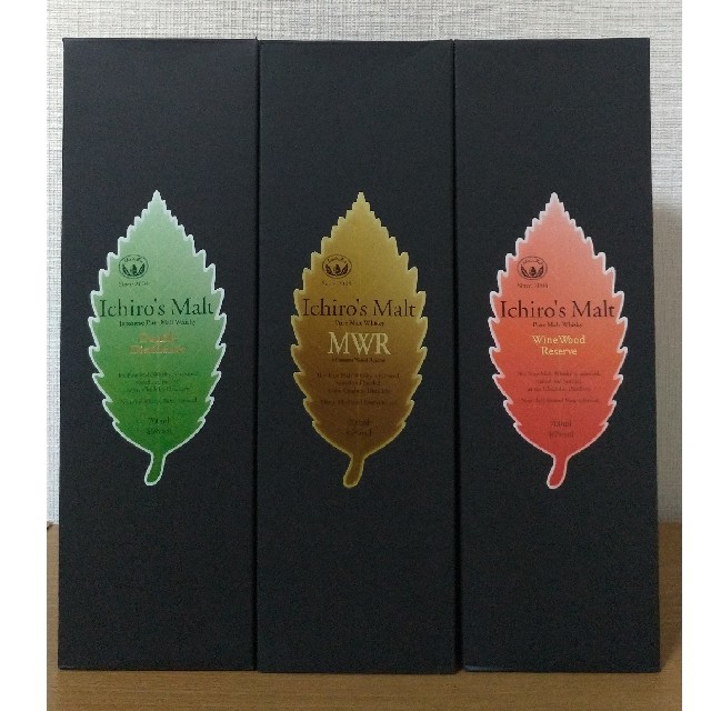 1円～ イチローズモルト リーフシリーズ3種 DD×1本 WWR×1