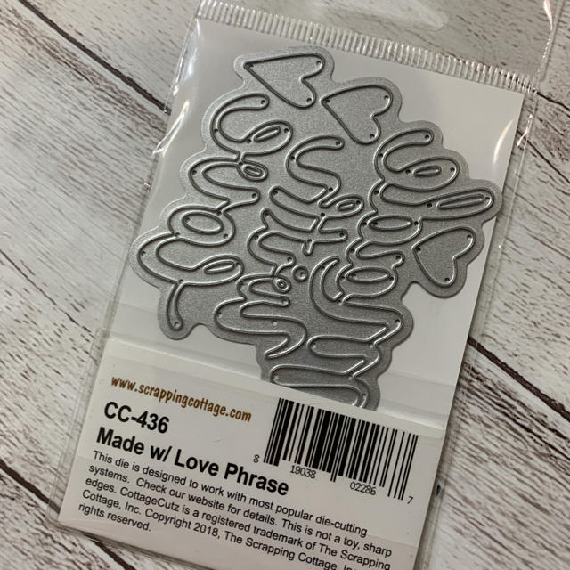 コテージカッツ カッティングダイ キャンプシリーズ全種類