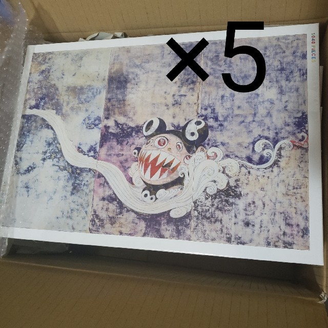 村上隆 727 Jigsaw Puzzle パズル 村上隆 3枚組絵画『727』高品質1000