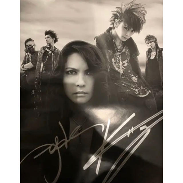 VAMPS サイン入りポスター HYDE K.A.Z VAMPS サイン入りポスターHYDE K.A.Z