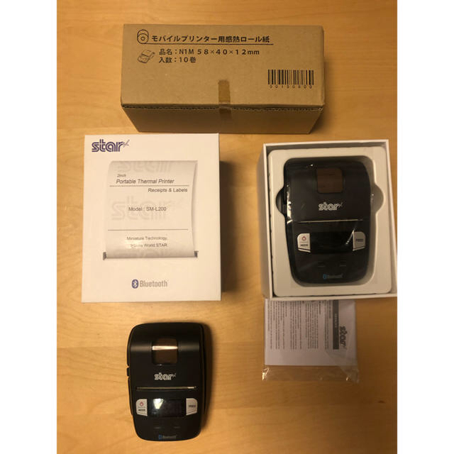 スター精密 モバイルレシートプリンター SM-L200 人気 楽天ペイ対応