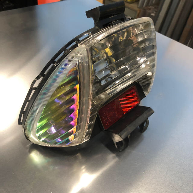 ライブDio-ZX クリアテールレンズ&レインボーウインカーレンズ