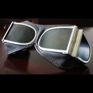 実物】旧日本軍戦車兵ヘルメットとゴーグルセット【本物】 実物】旧