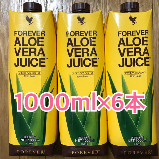 Forever アロエベラジュース 1000ml 6本セット 【公式通販】