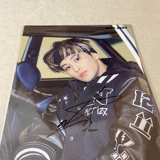nct nct127 ジェヒョン英雄neozone 直筆サイン入りポスター