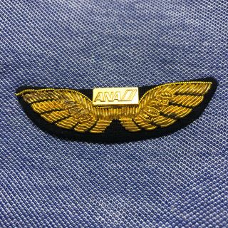 ANA パイロット ウイングマーク ウイングバッジ 胸章 操縦士 ANA