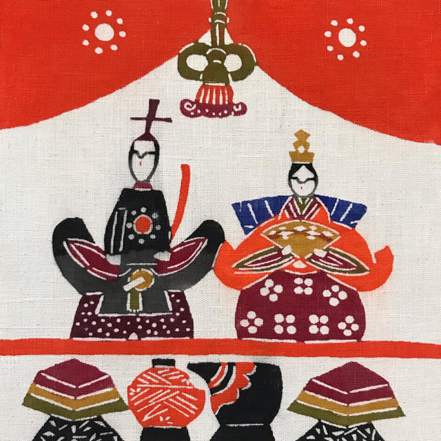 柚木沙弥郎 型染絵 大サイズ 民藝 ま民芸 柚木沙弥郎 型染絵 大サイズ