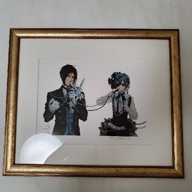 黒執事 原画展 数量限定 サイン入り 複製原画 枢やな 黒執事 原画