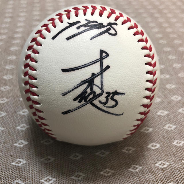 阪神タイガース 佐藤輝明 直筆サインボール 2025 沖縄キャンプ球