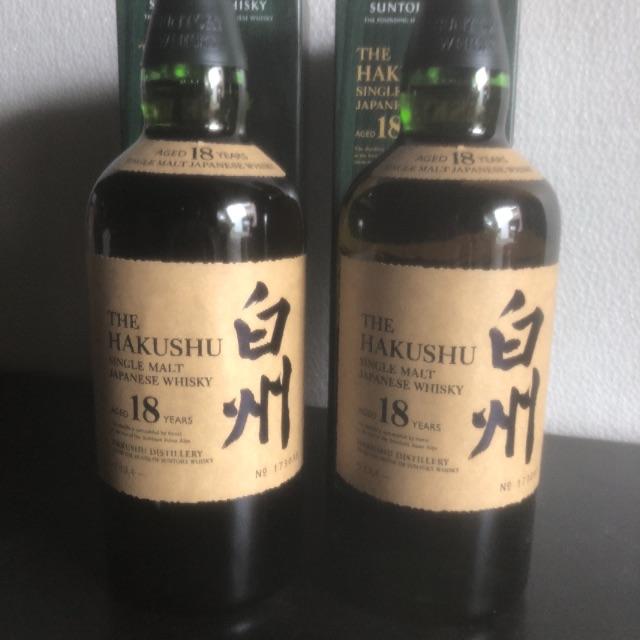 山崎18年 白州18年 2本セット 山崎18年 2本セット 山崎