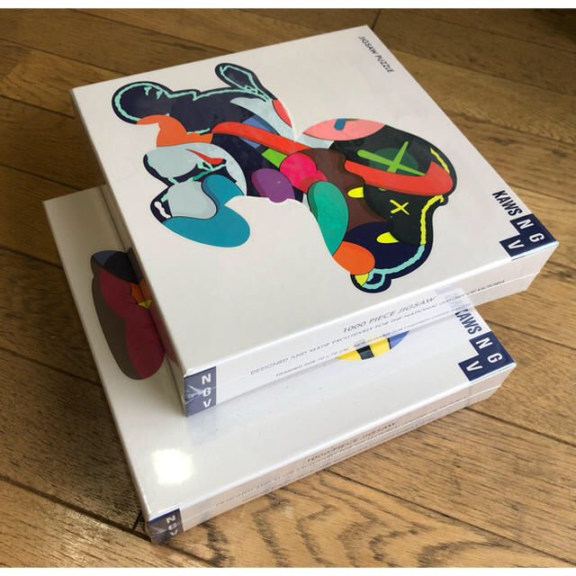 NGV限定 KAWSパズル2種セット NGV限定 KAWS PUZZLE カウズ パズル 2種