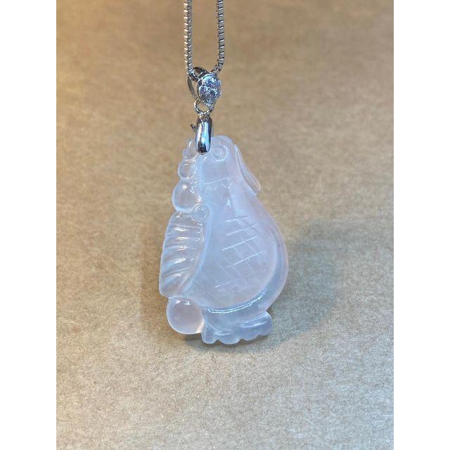 福袋 5000円引き ネックレス 鶏 本翡翠 氷ヒスイ 酉年 天然石 鑑別書