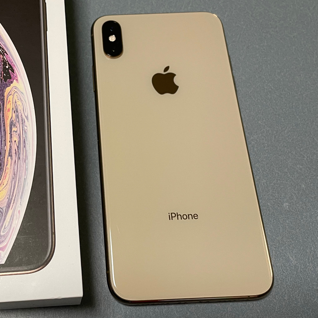 iPhoneXS MAX ゴールド simフリー 64GB