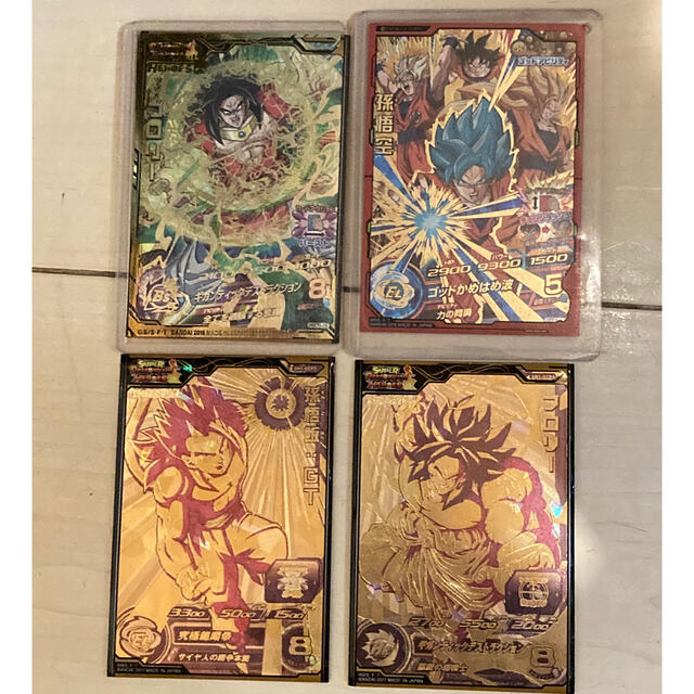 ドラゴンボールヒーローズまとめ売り 計5000 枚P、星3は各々500枚程