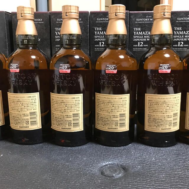 希少 サントリーウィスキー 山崎12年 箱付き6本