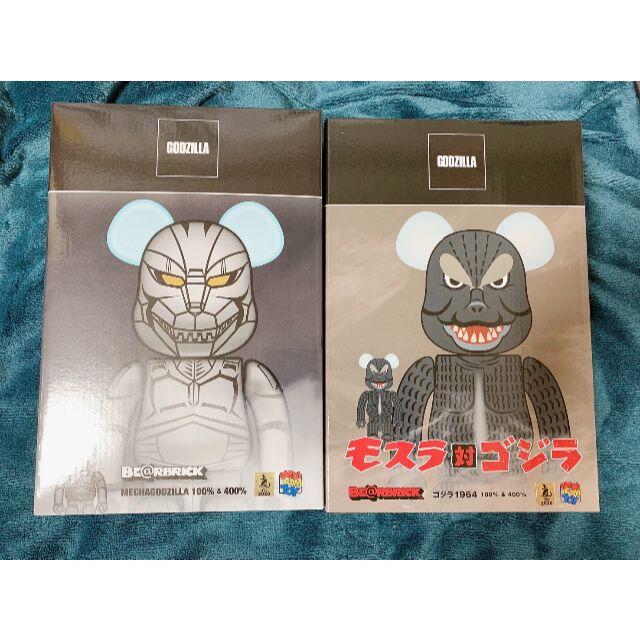 BE@RBRICK ゴジラ1964・メカゴジラ 100% & 400%