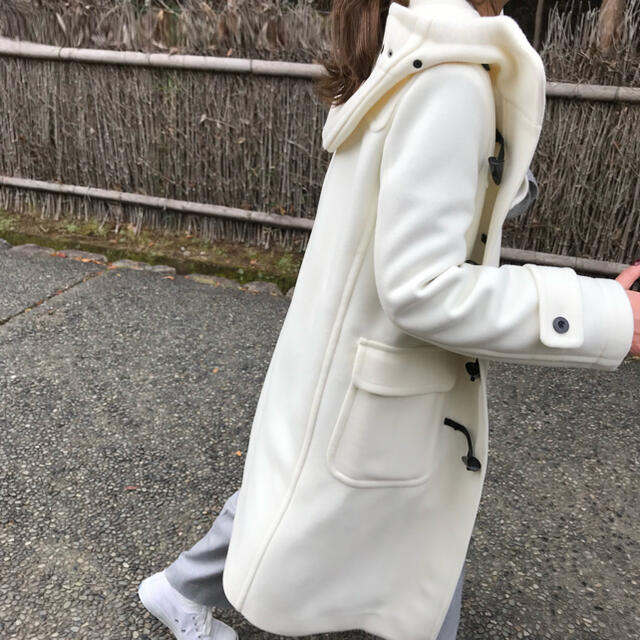 TOMORROWLAND 白 ダッフルコートMACPHEE Tomorrowland MACPHEEダッフル