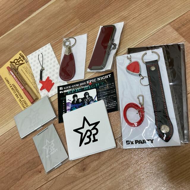 B'z PARTY継続記念品 B'z ファンクラブ継続記念品 10点の