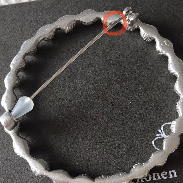 mina perhonen - ミナペルホネン タンバリン ブローチ シルバーの通販