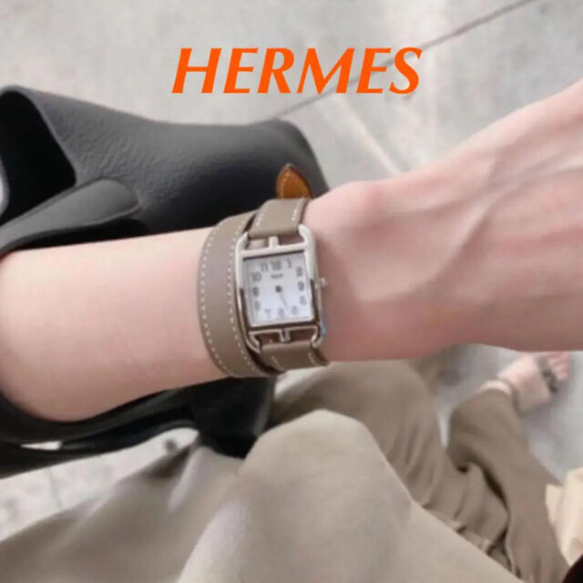 HERMES - 売り切れ❗️☆エルメス時計☆美品☆HERMES/ケープコッド二重