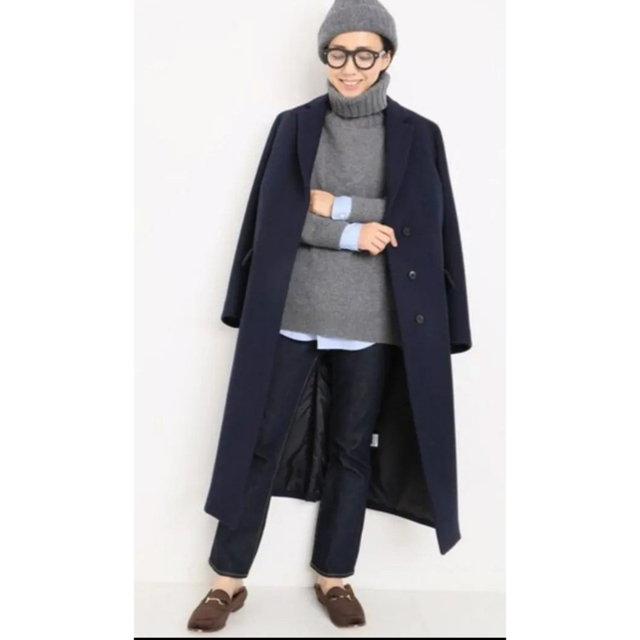 美品】YLÈVE イレーヴ チェスターコート 黒 【公式通販】