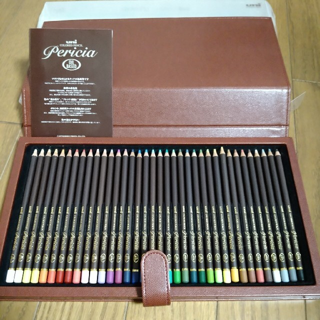 廃盤】三菱UNI ペリシア 高級油性色鉛筆 36色セット hiroshimaya