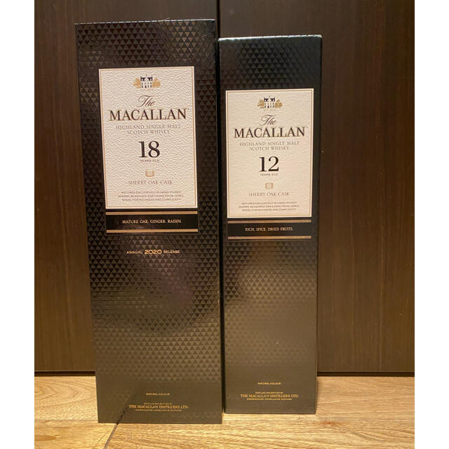 マッカラン 18年 + 12年 2本セット 酒