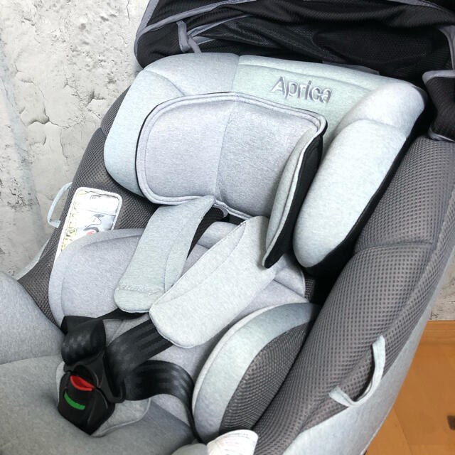 Aprica回転式チャイルドシート クルリラプラス ISOFIX/新生児～4歳頃
